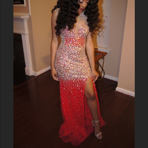 Red Prom Dress - Picture 2 of 4